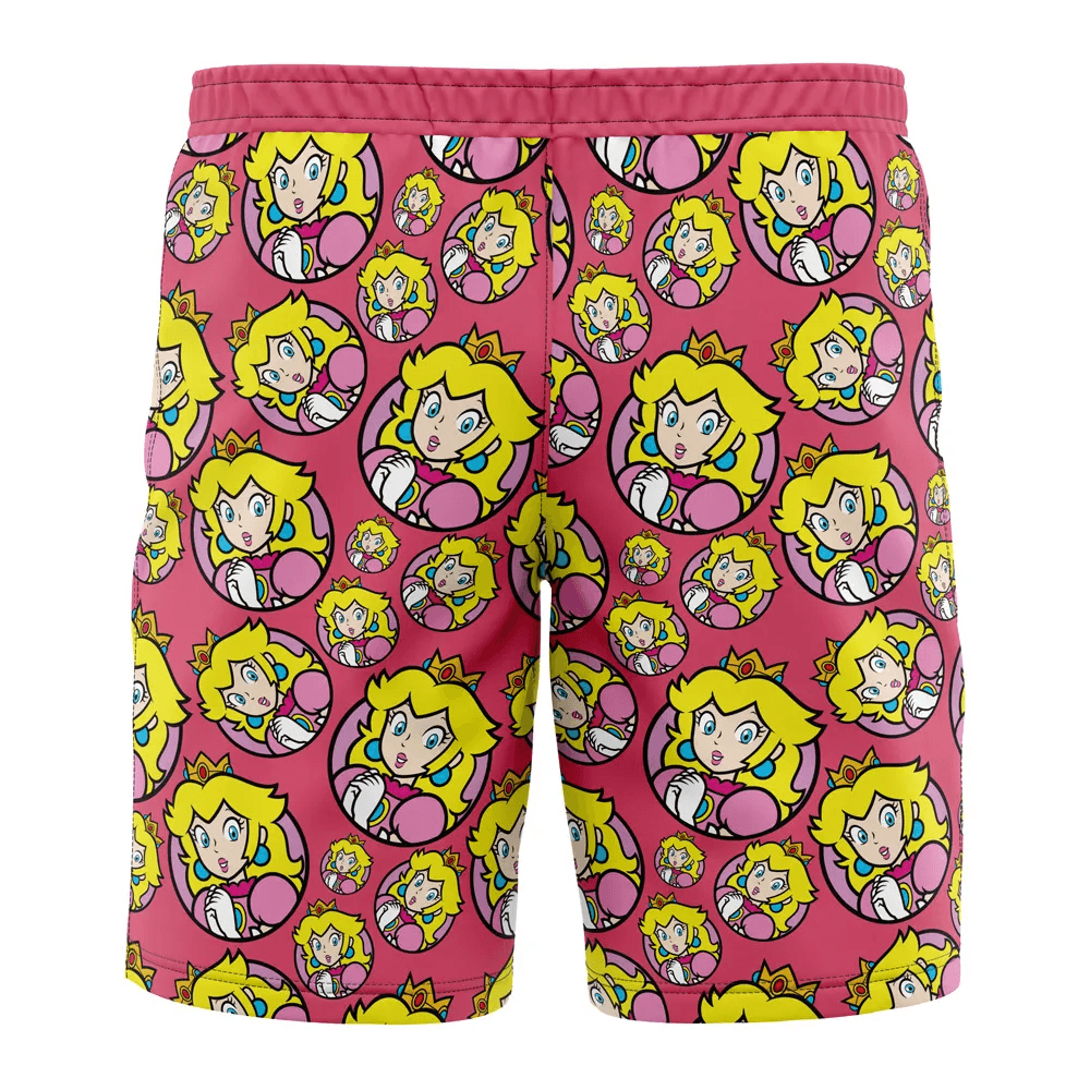 Super Mario Peach Princess Swim Trunks
