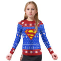 Superman Christmas Kids Rash Guard