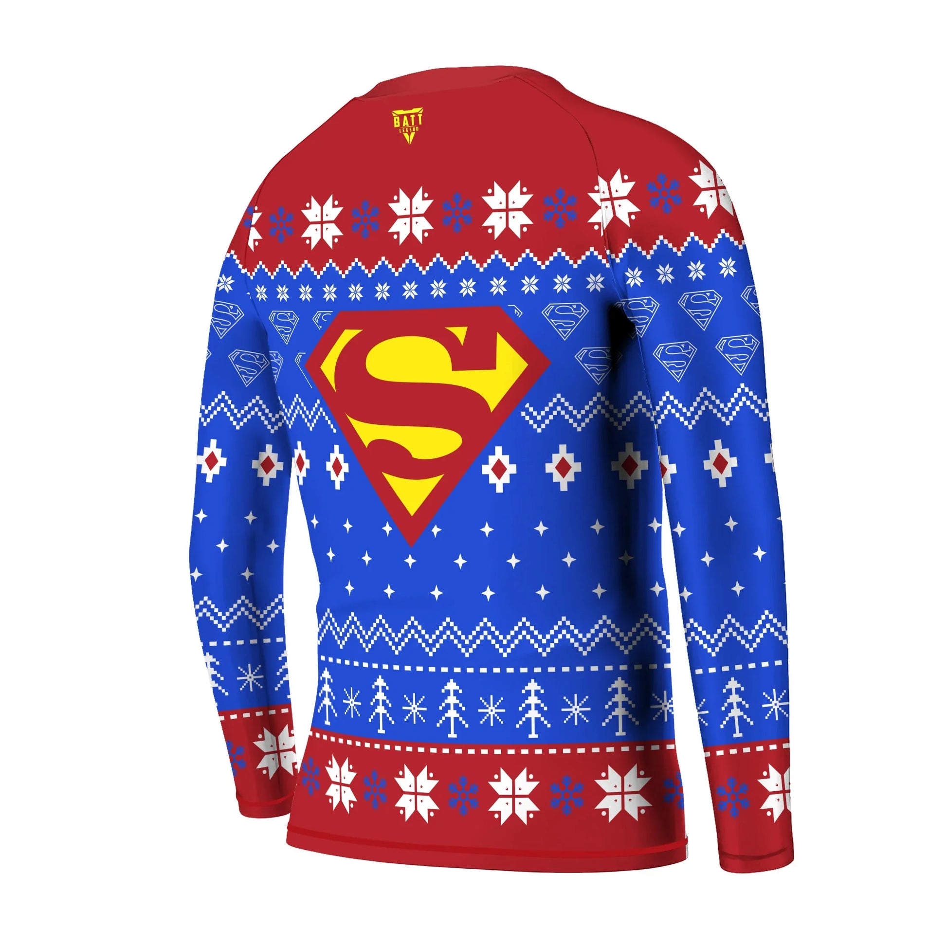 Superman Christmas Kids Rash Guard