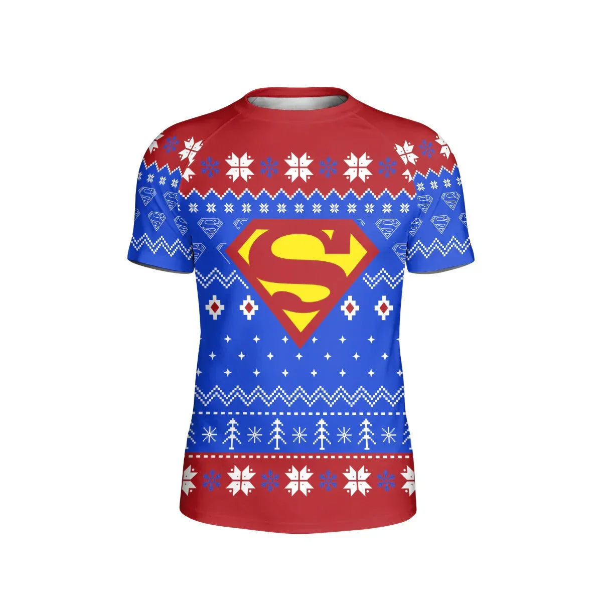 Superman Christmas Kids Rash Guard