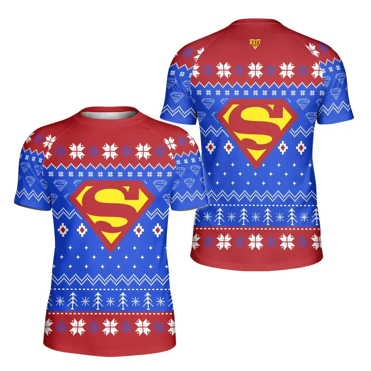 Superman Christmas Kids Rash Guard