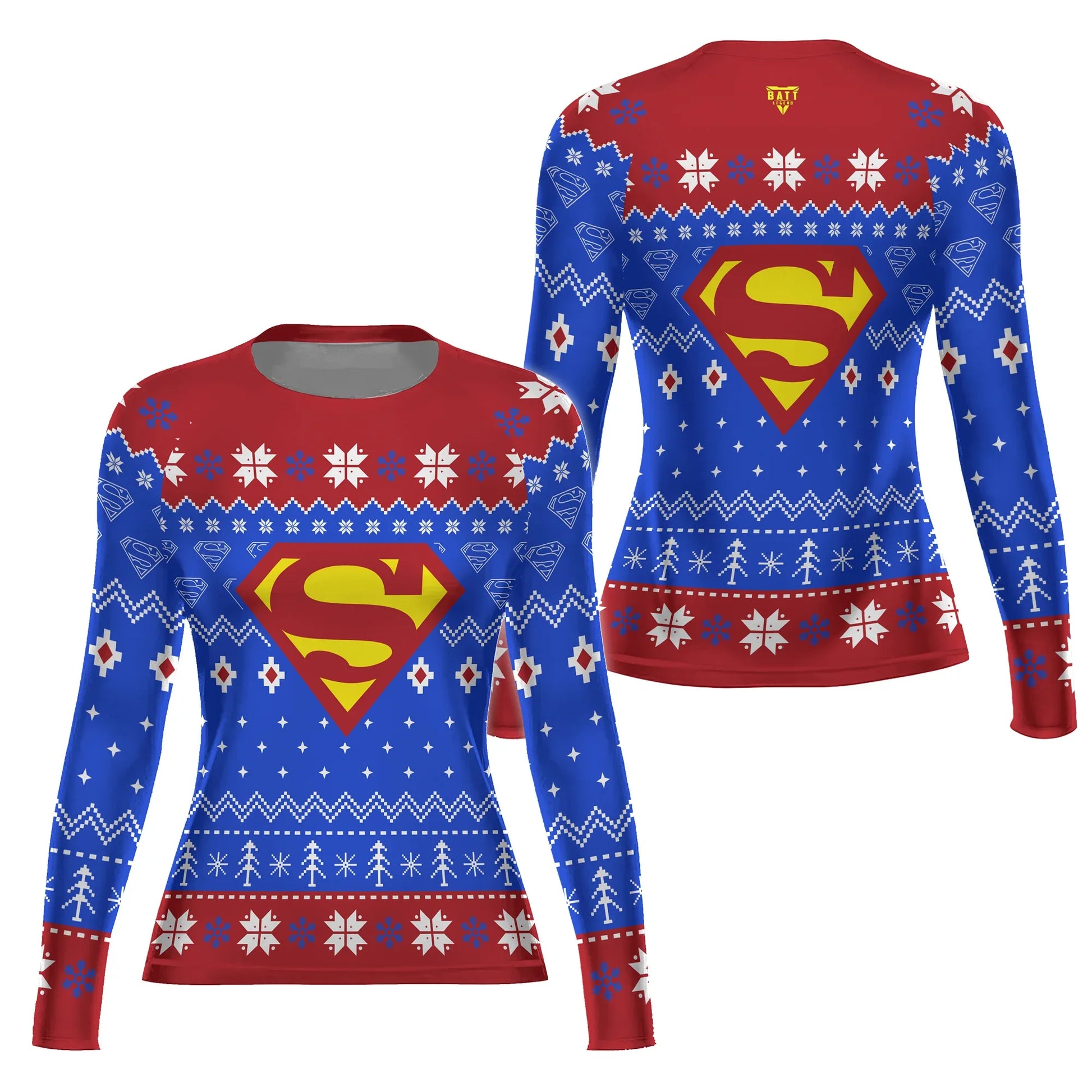 Superman Christmas Rash Guard