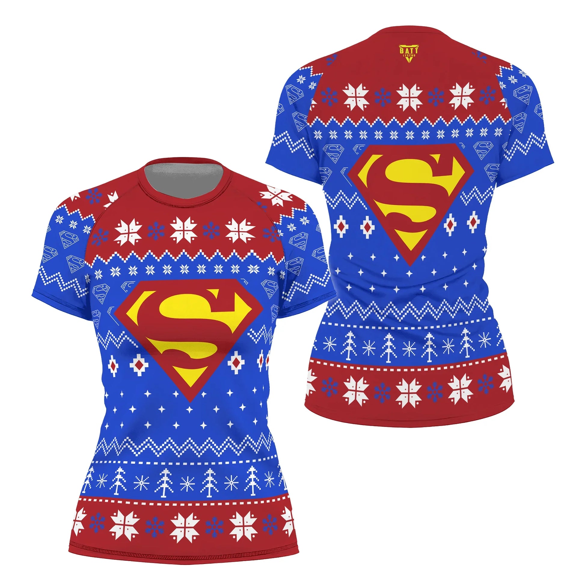 Superman Christmas Rash Guard