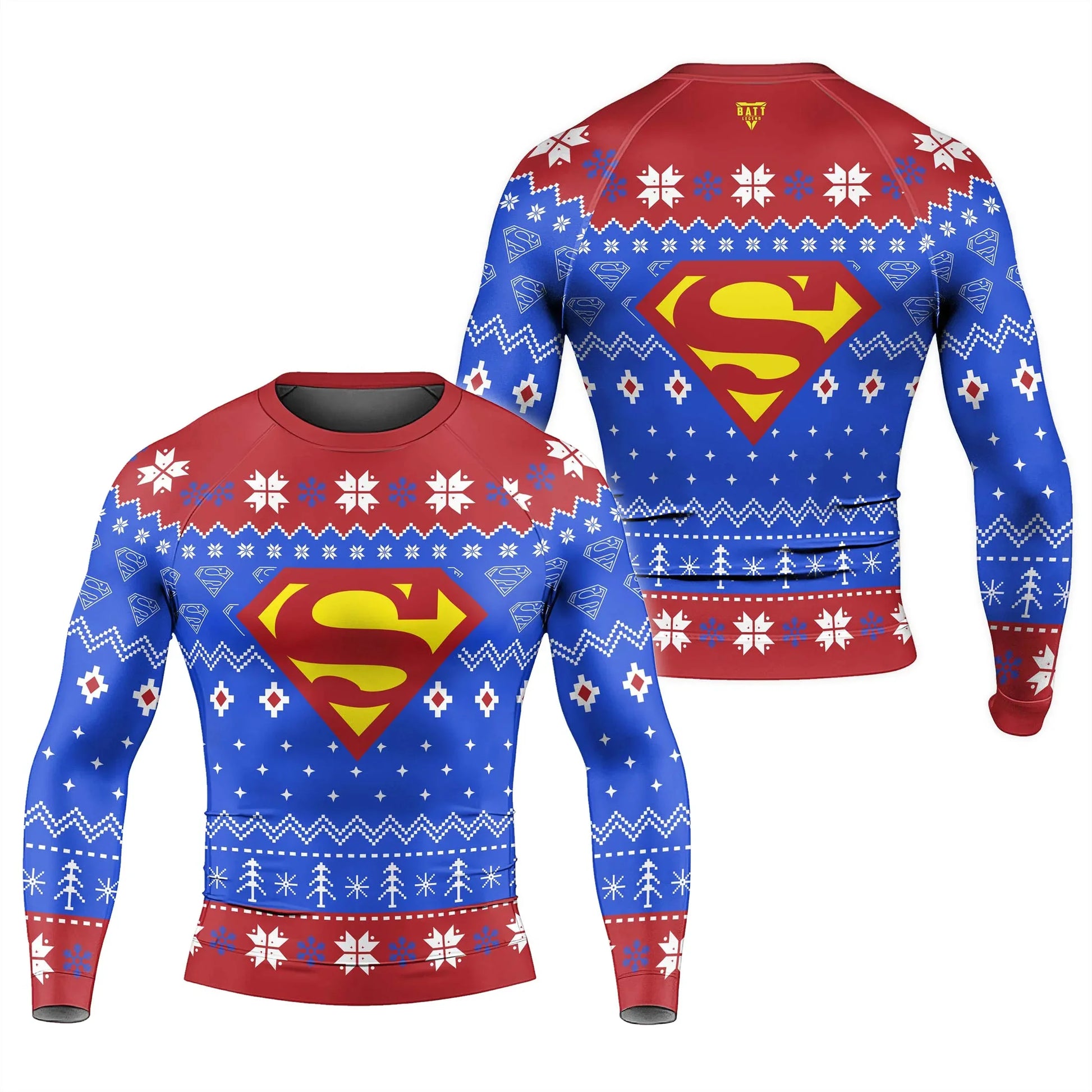 Superman Christmas Rash Guard