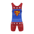 Superman Christmas Wrestling Singlet