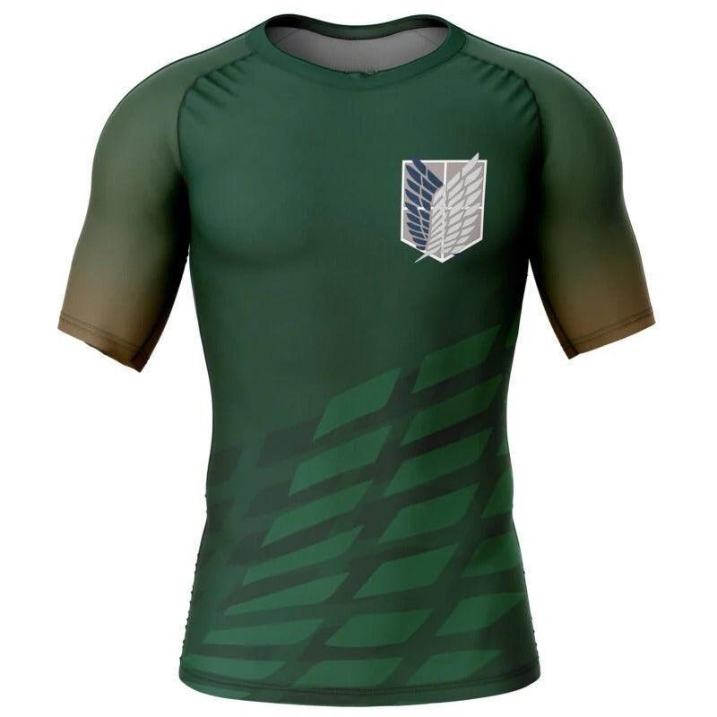 Survey Corps Attack on Titan Rash Guard