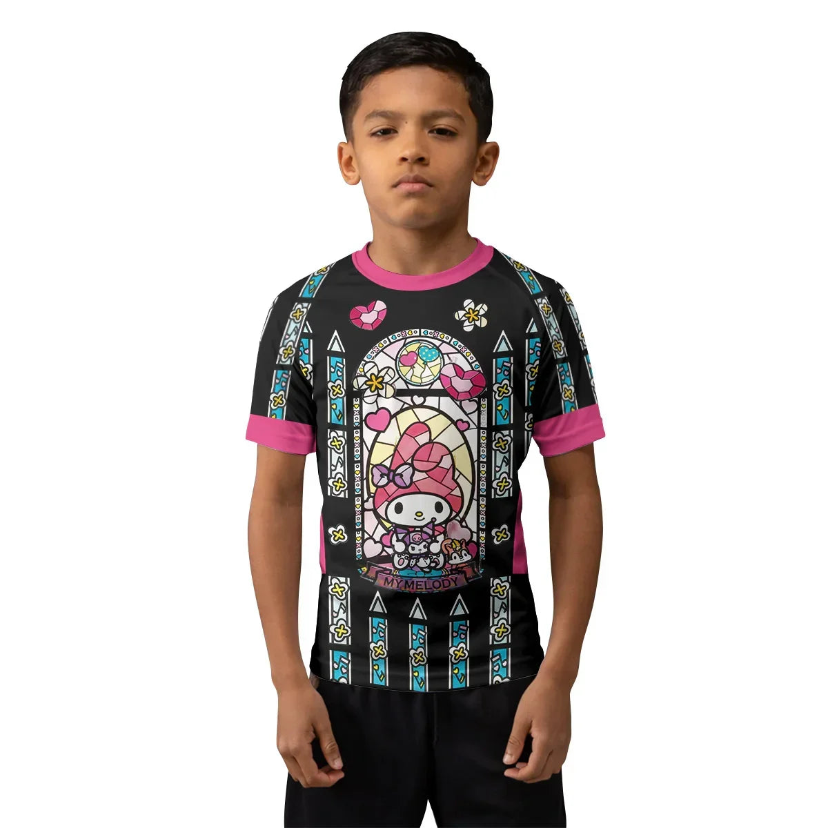 Sweet Melody Angel Glow Kids Rash Guard