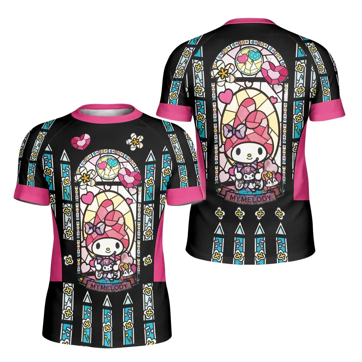 Sweet Melody Angel Glow Kids Rash Guard