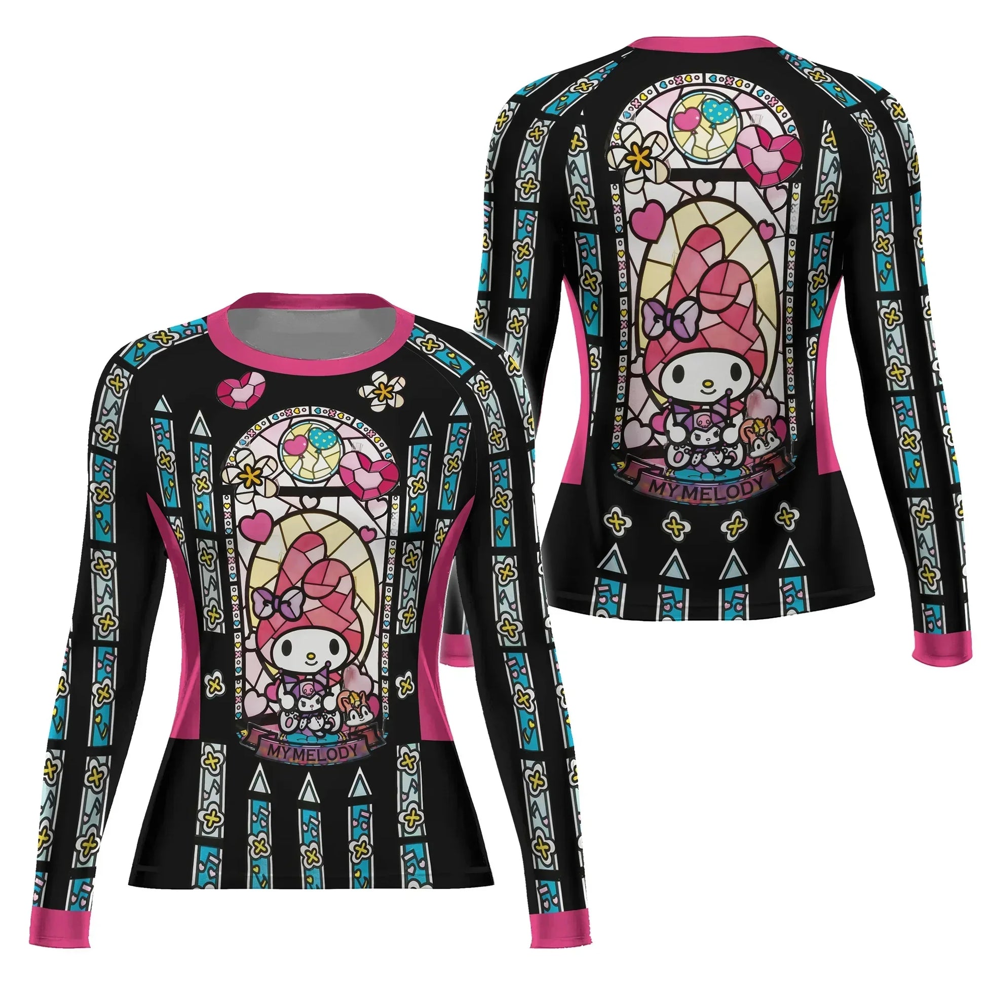 Sweet Melody Angel Glow Rash Guard