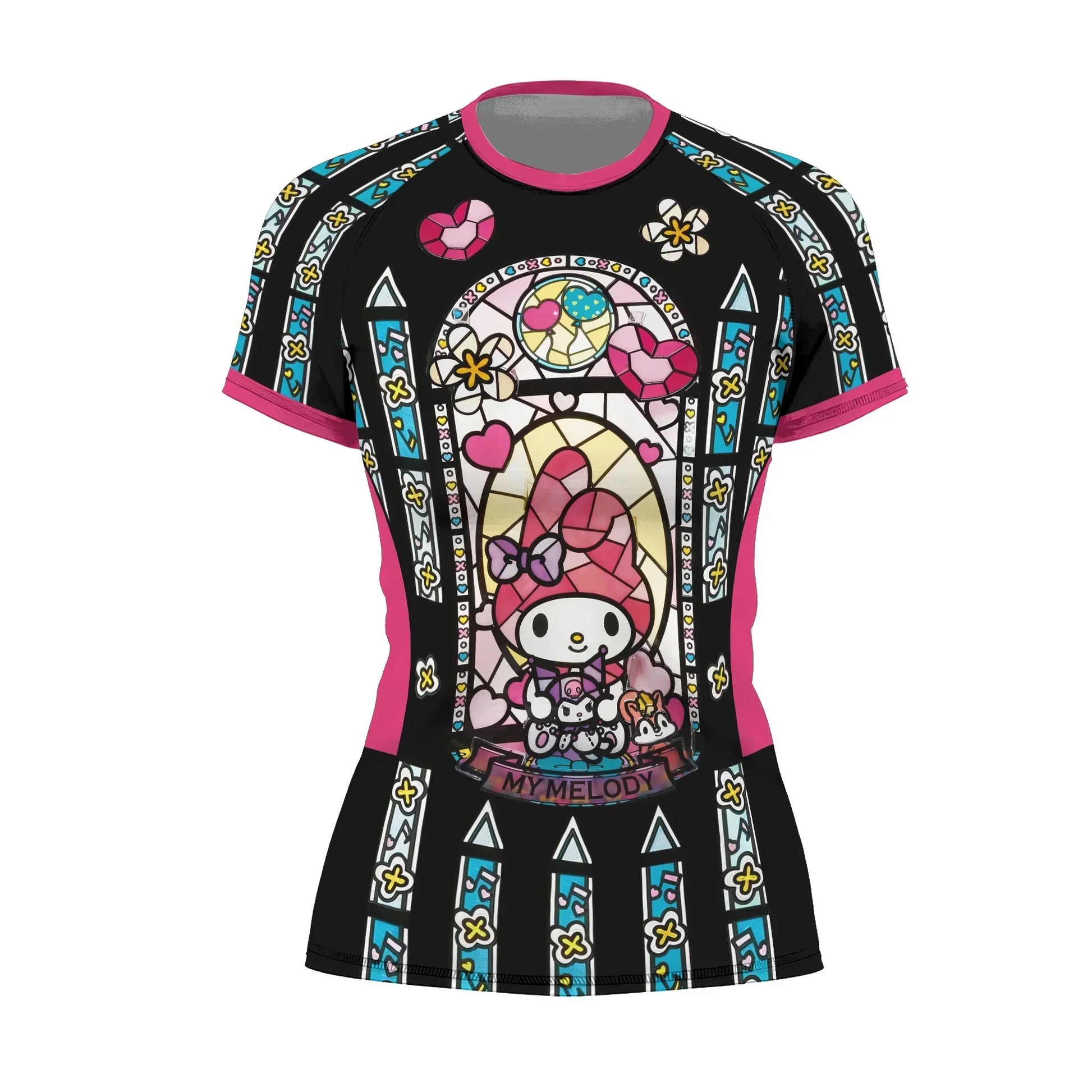 Sweet Melody Angel Glow Rash Guard