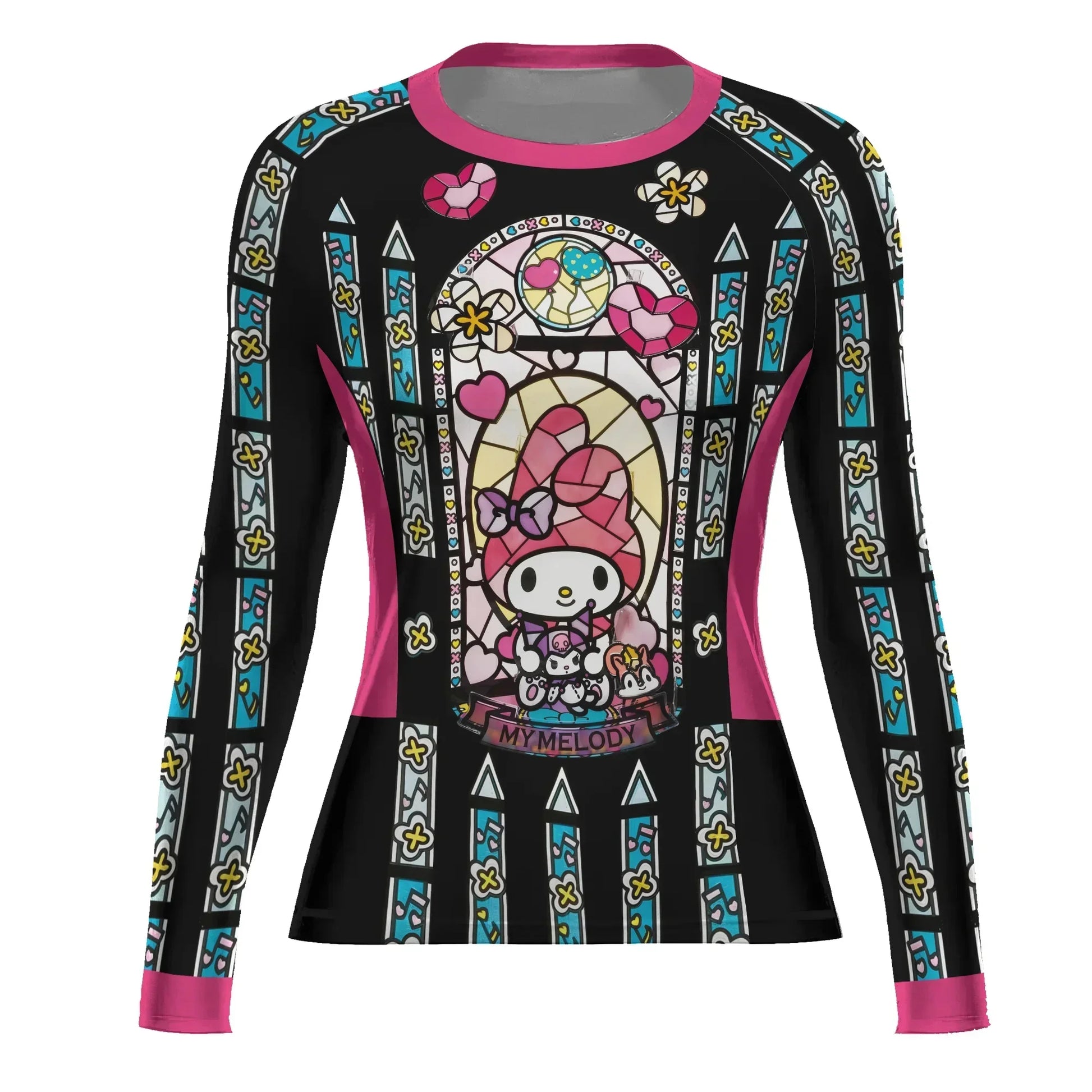 Sweet Melody Angel Glow Rash Guard
