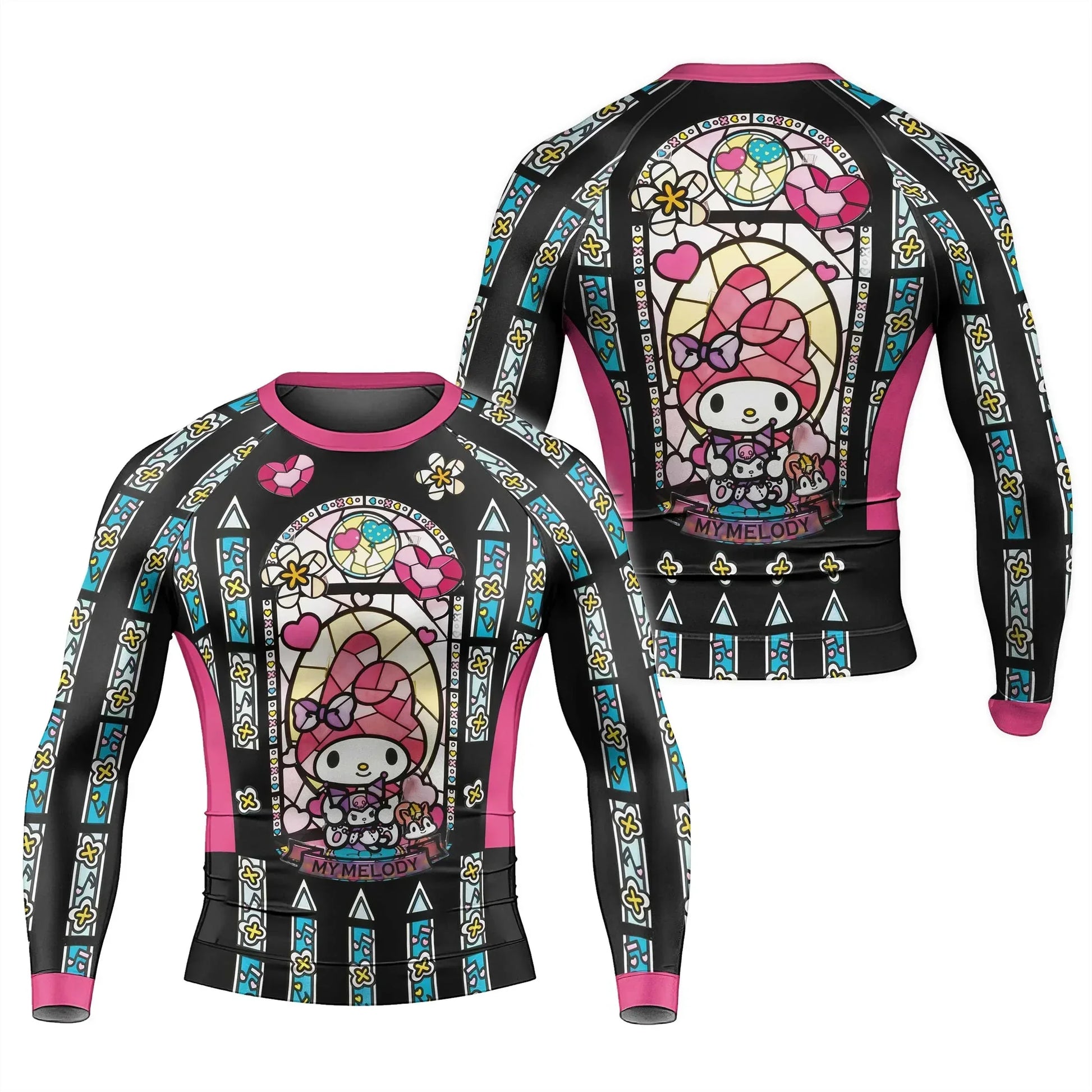Sweet Melody Angel Glow Rash Guard