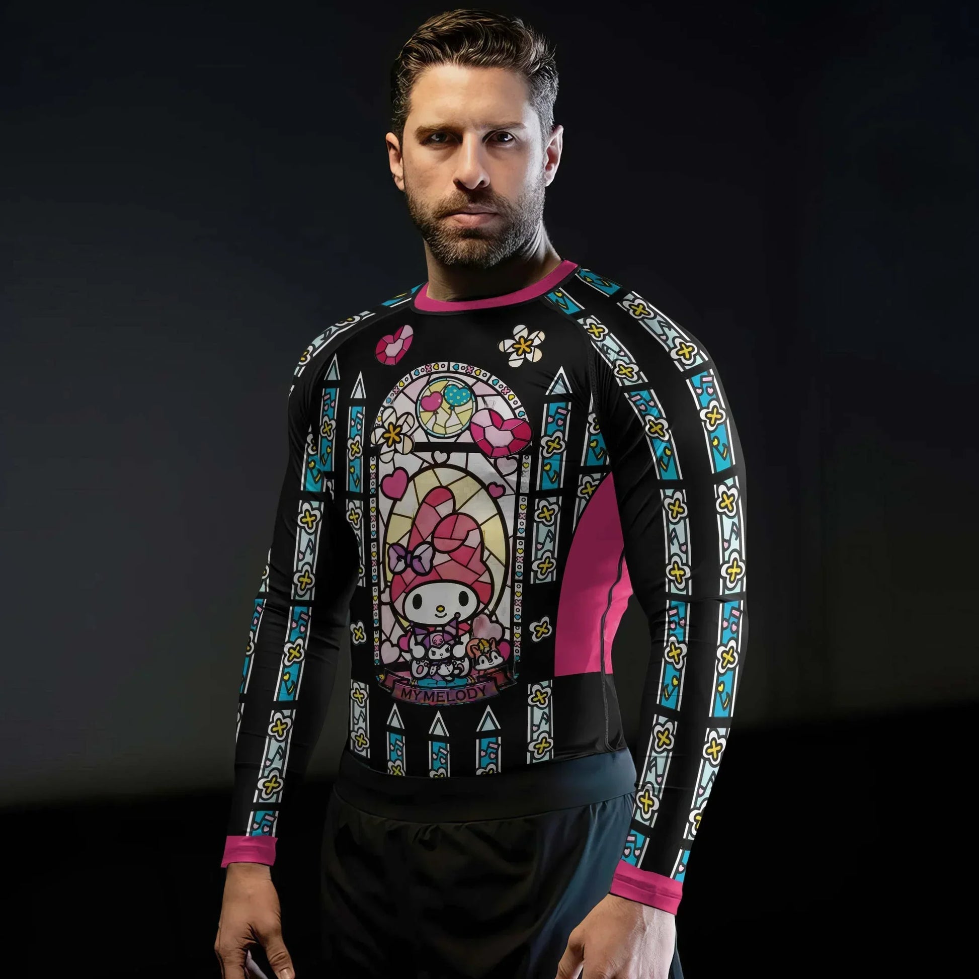 Sweet Melody Angel Glow Rash Guard