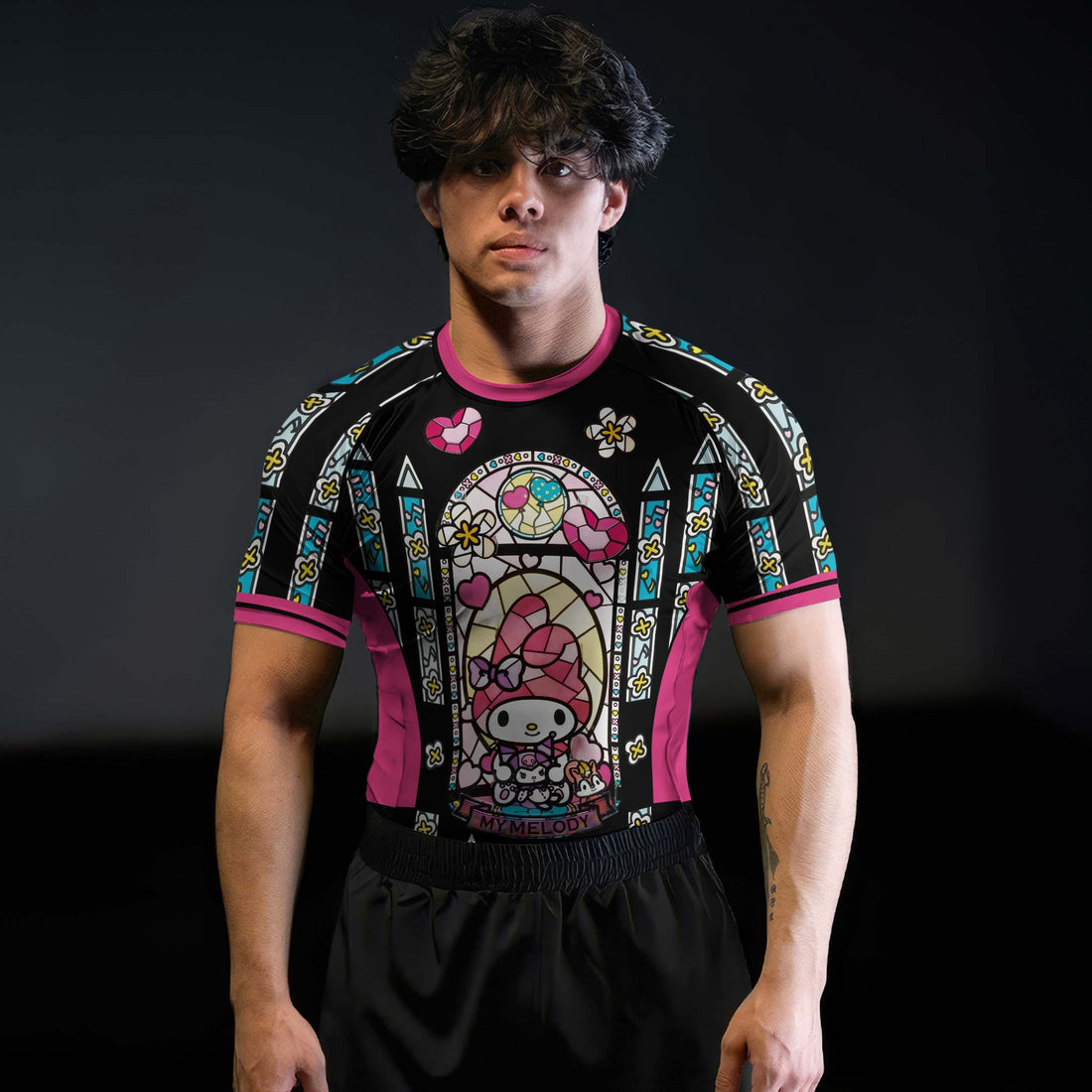 Sweet Melody Angel Glow Rash Guard