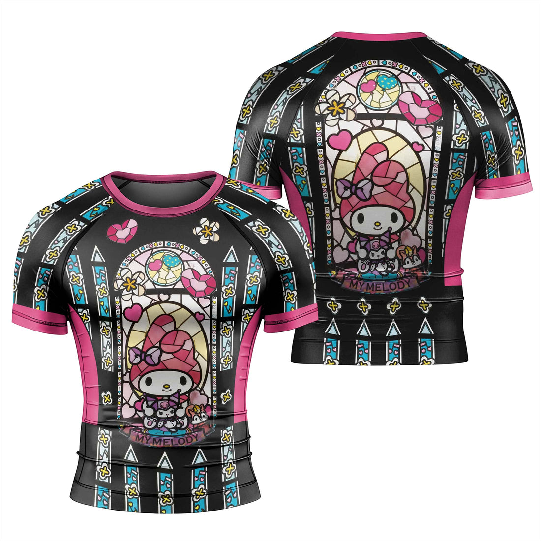 Sweet Melody Angel Glow Rash Guard