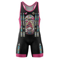 Sweet Melody Angel Glow Wrestling Singlet