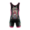 Sweet Melody Angel Glow Wrestling Singlet