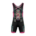 Sweet Melody Angel Glow Wrestling Singlet