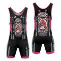 Sweet Melody Angel Glow Wrestling Singlet