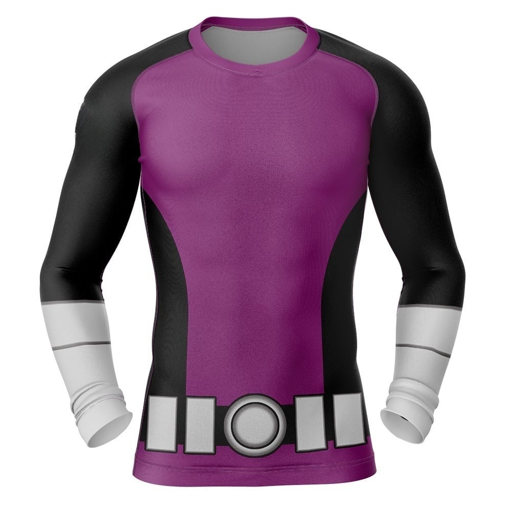 Teen Titans Beast Boy Cosplay Rash Guard