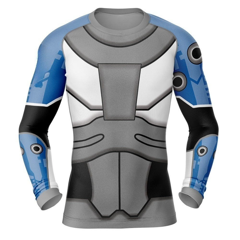 Teen Titans Cyborg Rash Guard