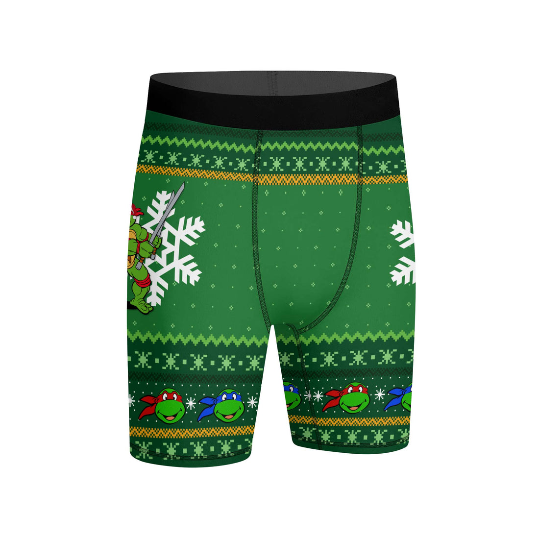 Teenage Mutant Ninja Turtles Christmas Compression Shorts