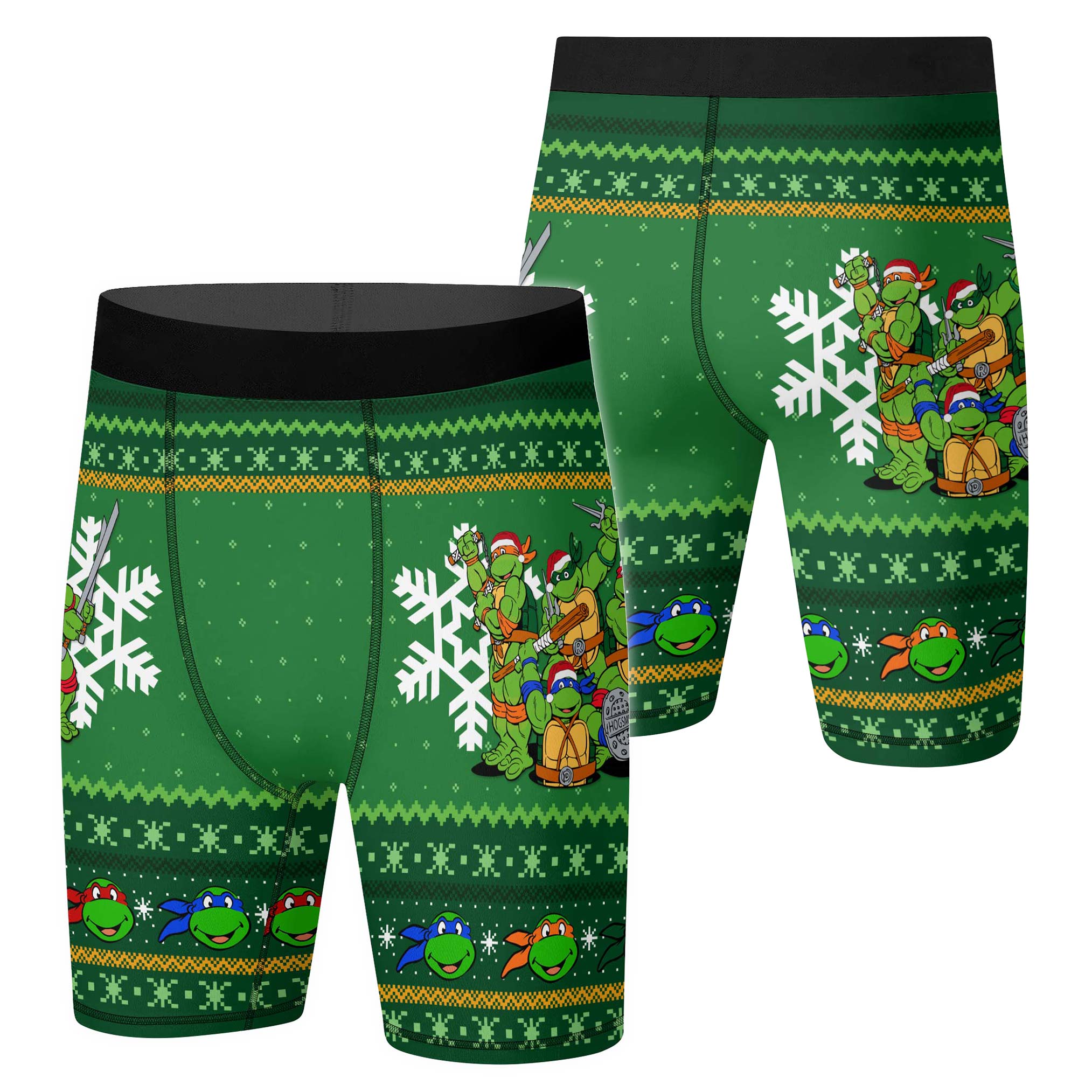 Teenage Mutant Ninja Turtles Christmas Compression Shorts