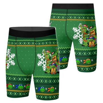 Teenage Mutant Ninja Turtles Christmas Compression Shorts