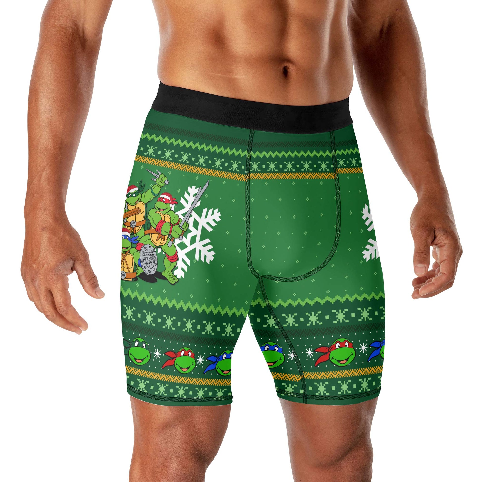 Teenage Mutant Ninja Turtles Christmas Compression Shorts
