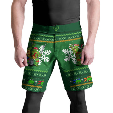 Teenage Mutant Ninja Turtles Christmas Fight Shorts