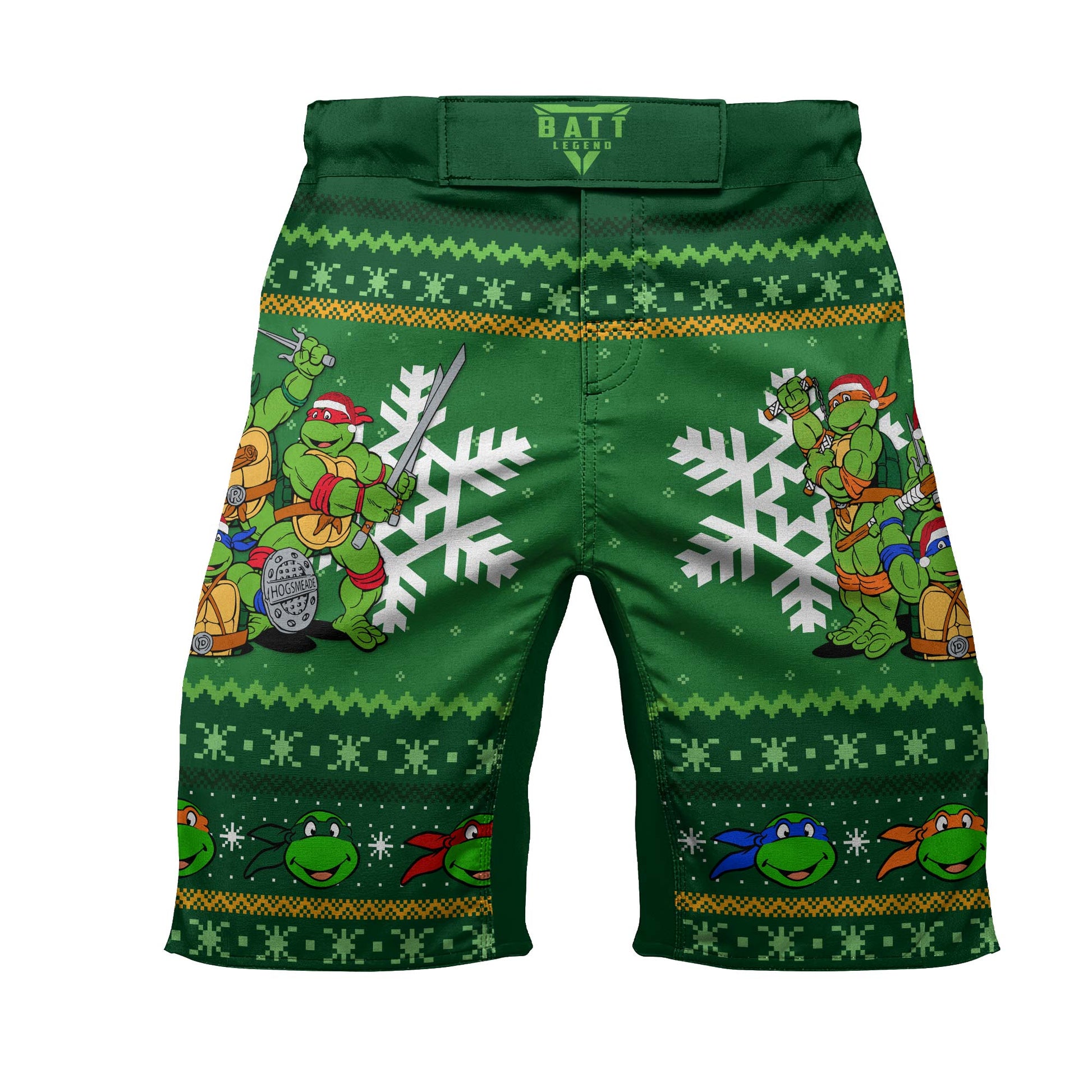 Teenage Mutant Ninja Turtles Christmas Fight Shorts