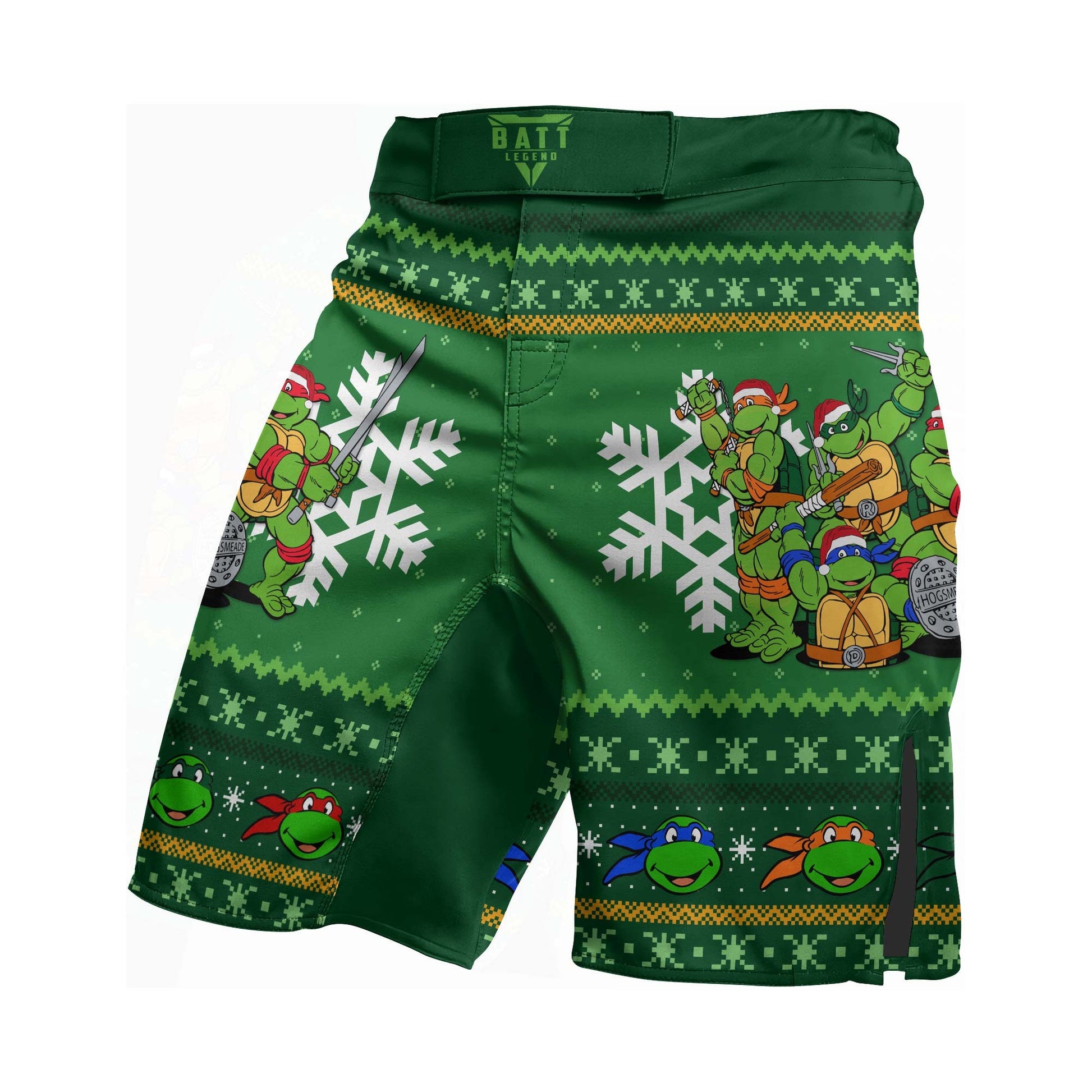 Teenage Mutant Ninja Turtles Christmas Fight Shorts