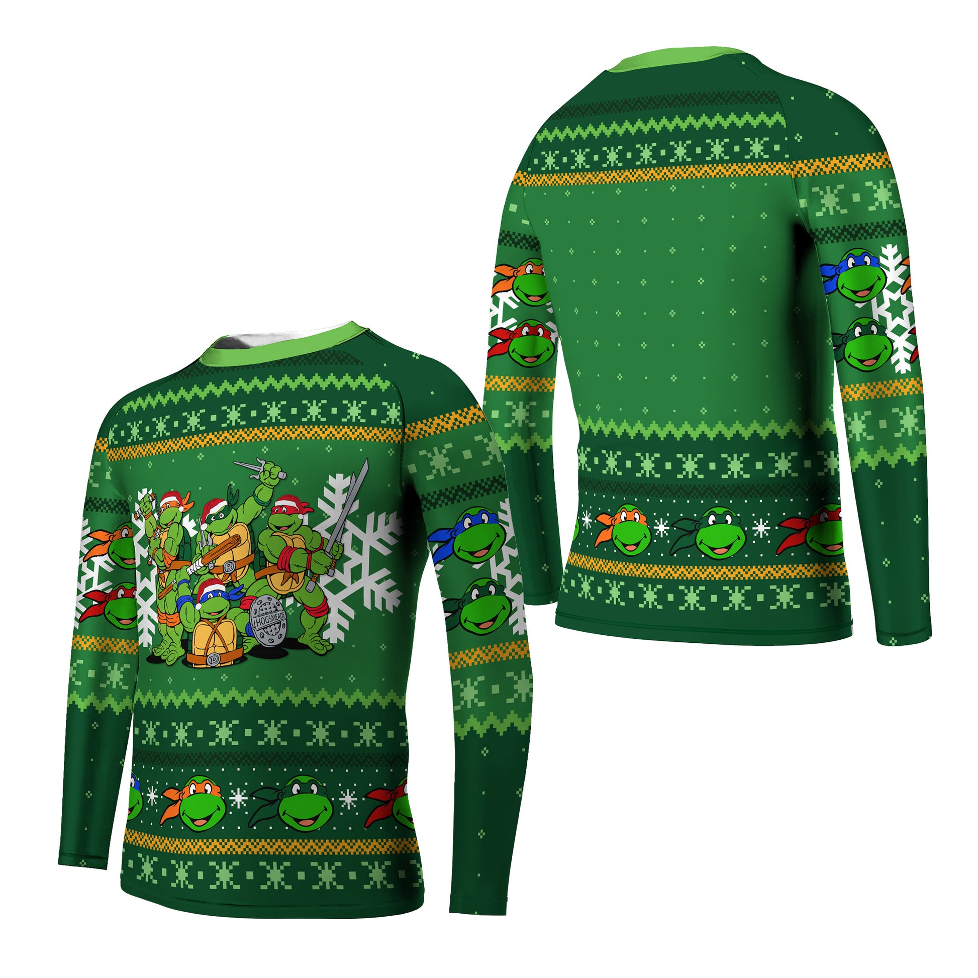 Teenage Mutant Ninja Turtles Christmas Kids Rash Guard