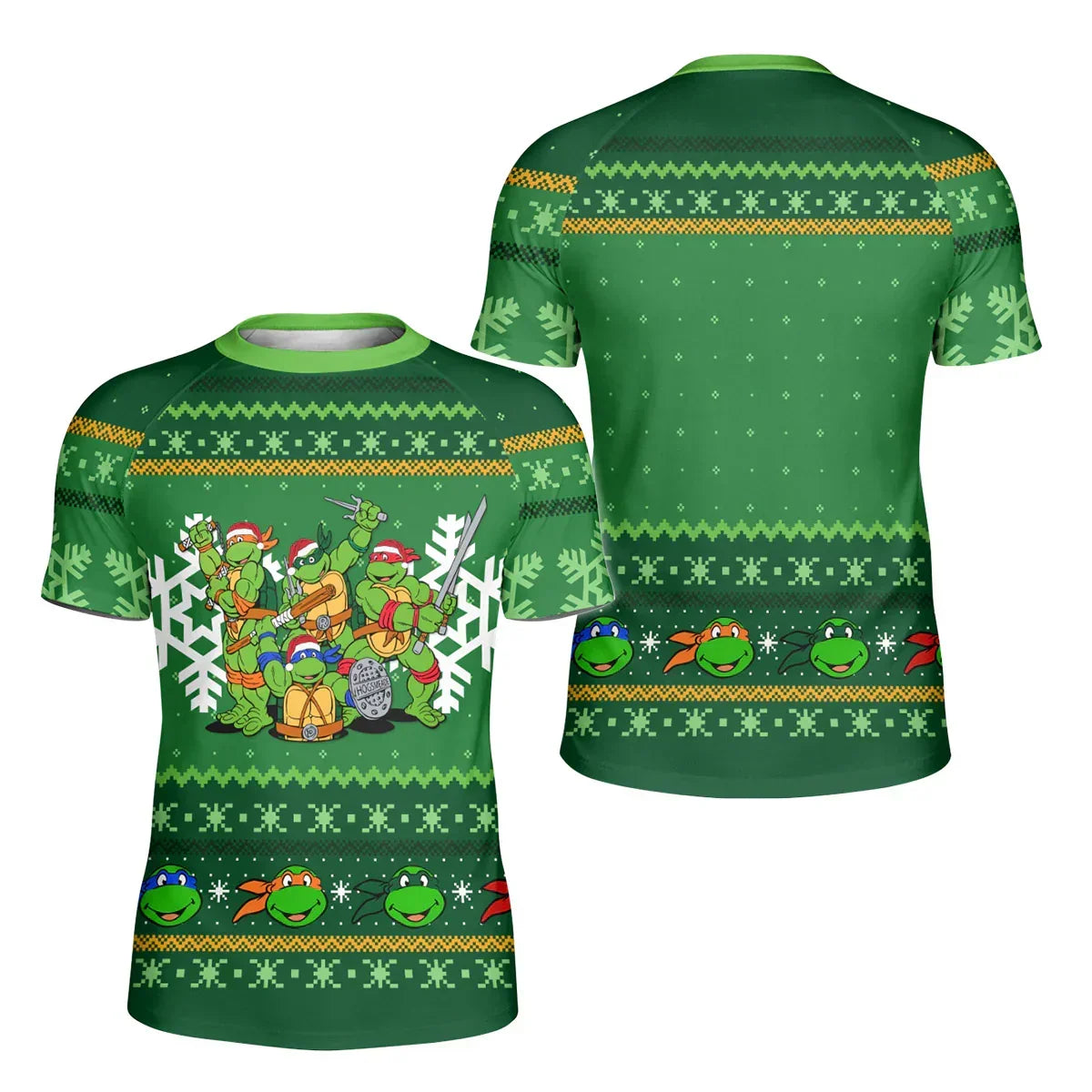 Teenage Mutant Ninja Turtles Christmas Kids Rash Guard