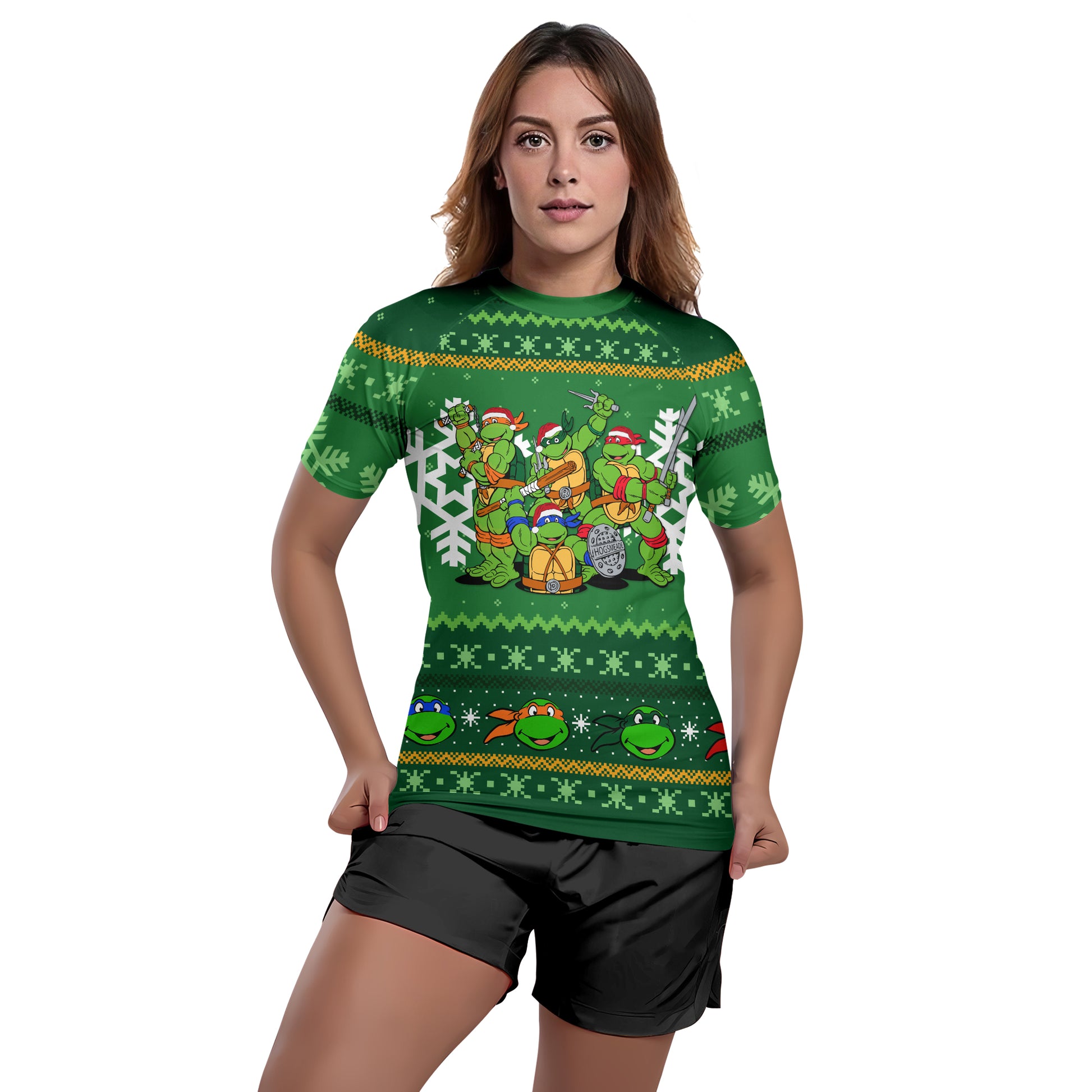 Teenage Mutant Ninja Turtles Christmas Rash Guard