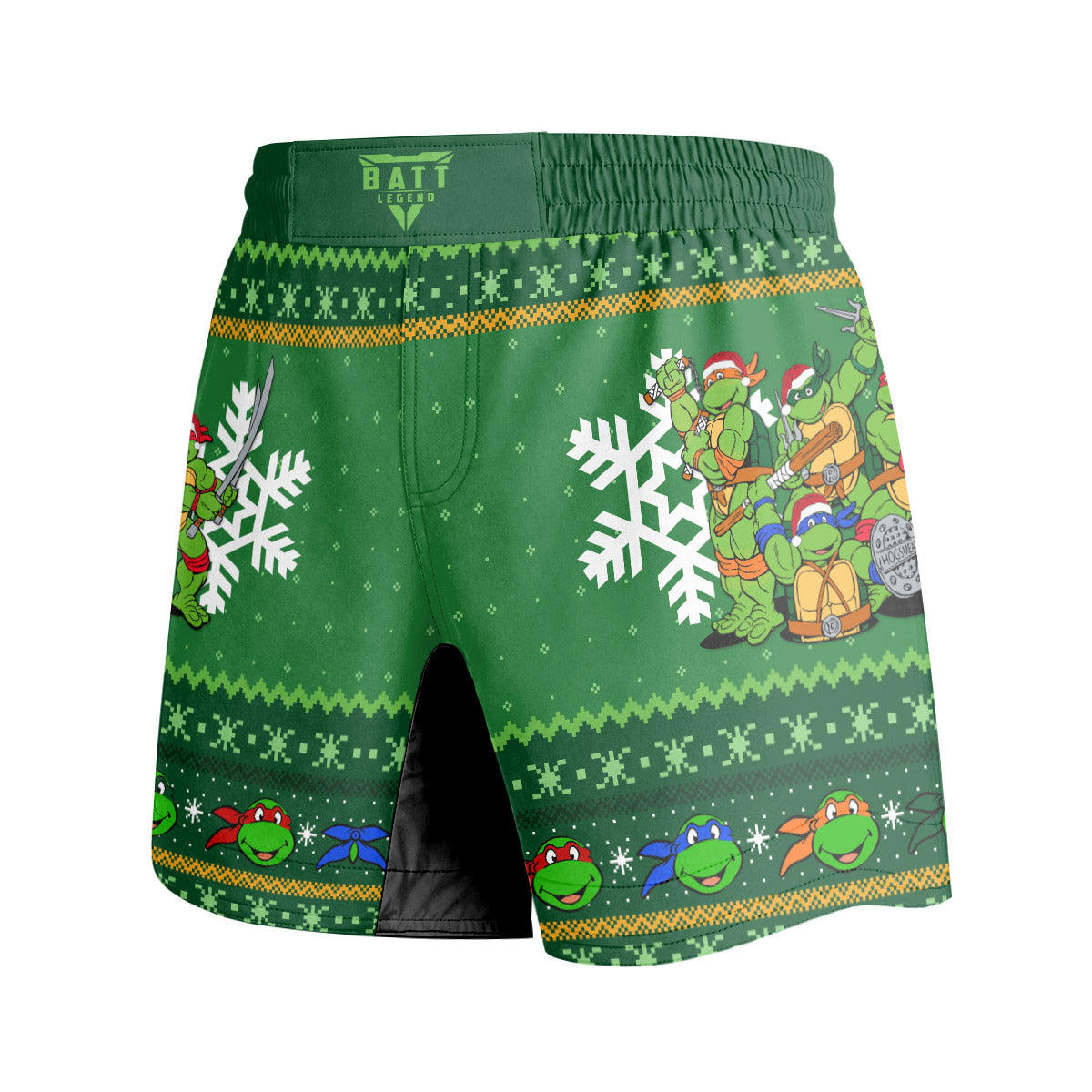 Teenage Mutant Ninja Turtles Christmas Grappling Shorts