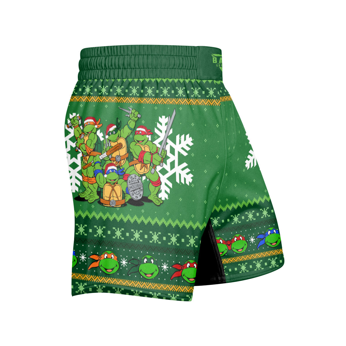 Teenage Mutant Ninja Turtles Christmas Grappling Shorts