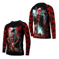 Terrifier Killer Clown Kids Rash Guard