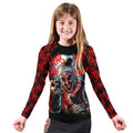 Terrifier Killer Clown Kids Rash Guard