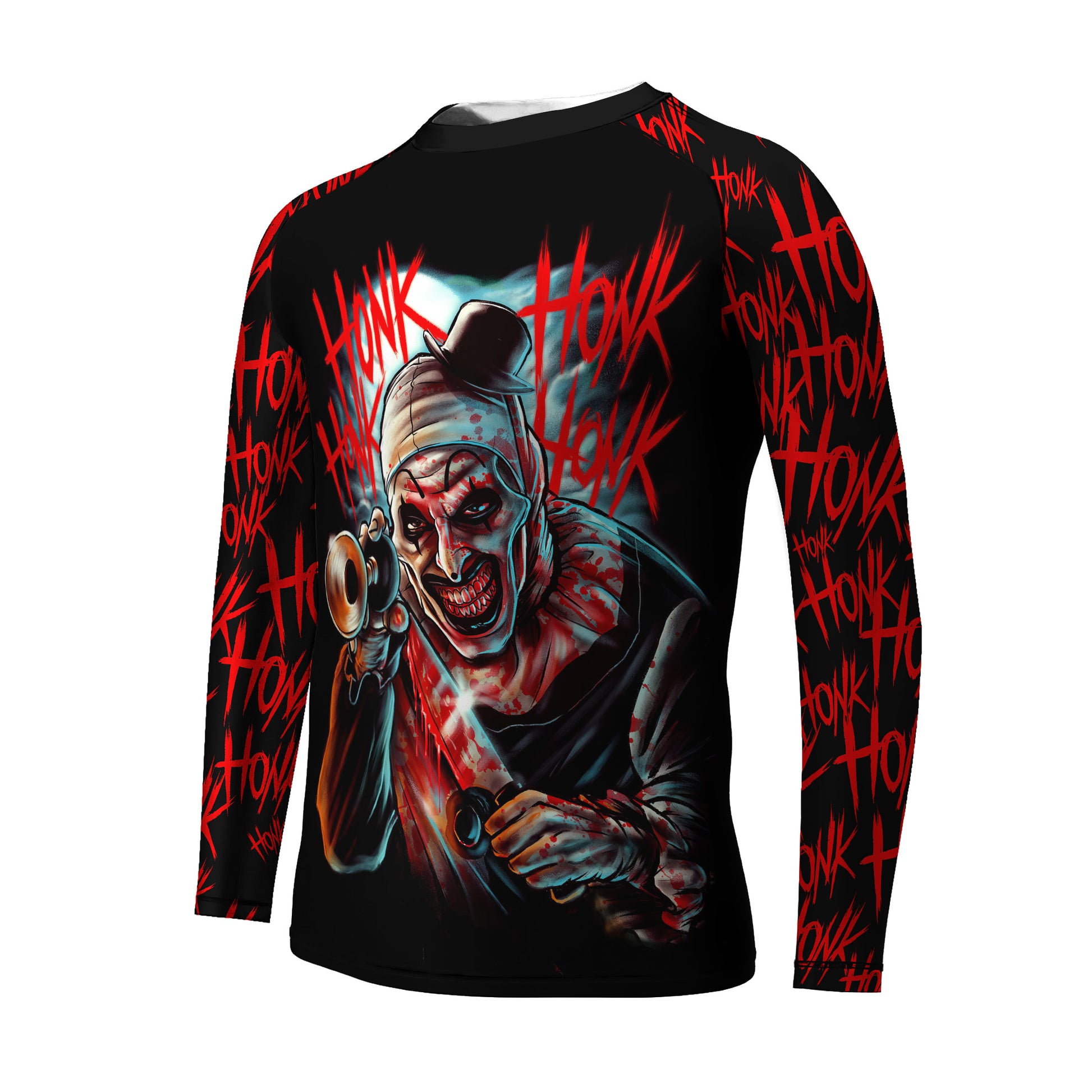 Terrifier Killer Clown Kids Rash Guard