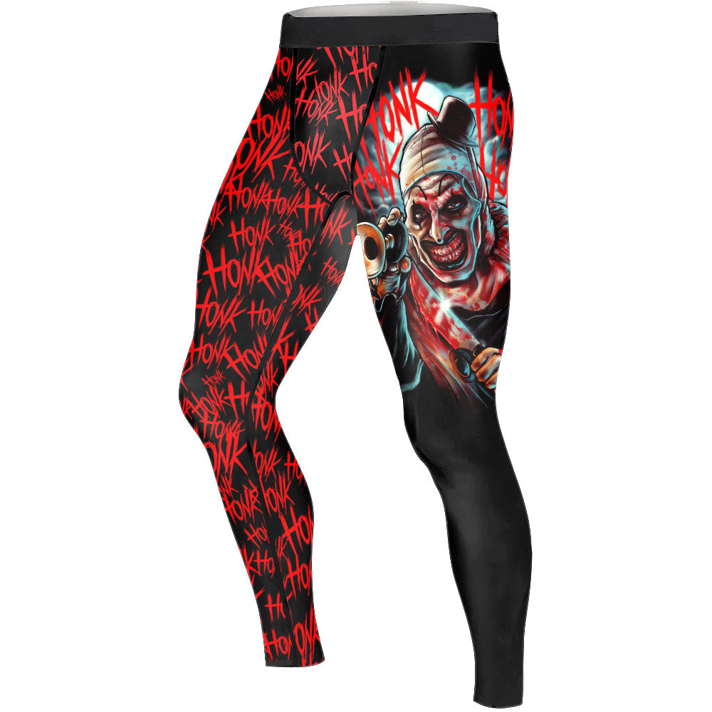 Terrifier Killer Clown Men's Compression Leggings