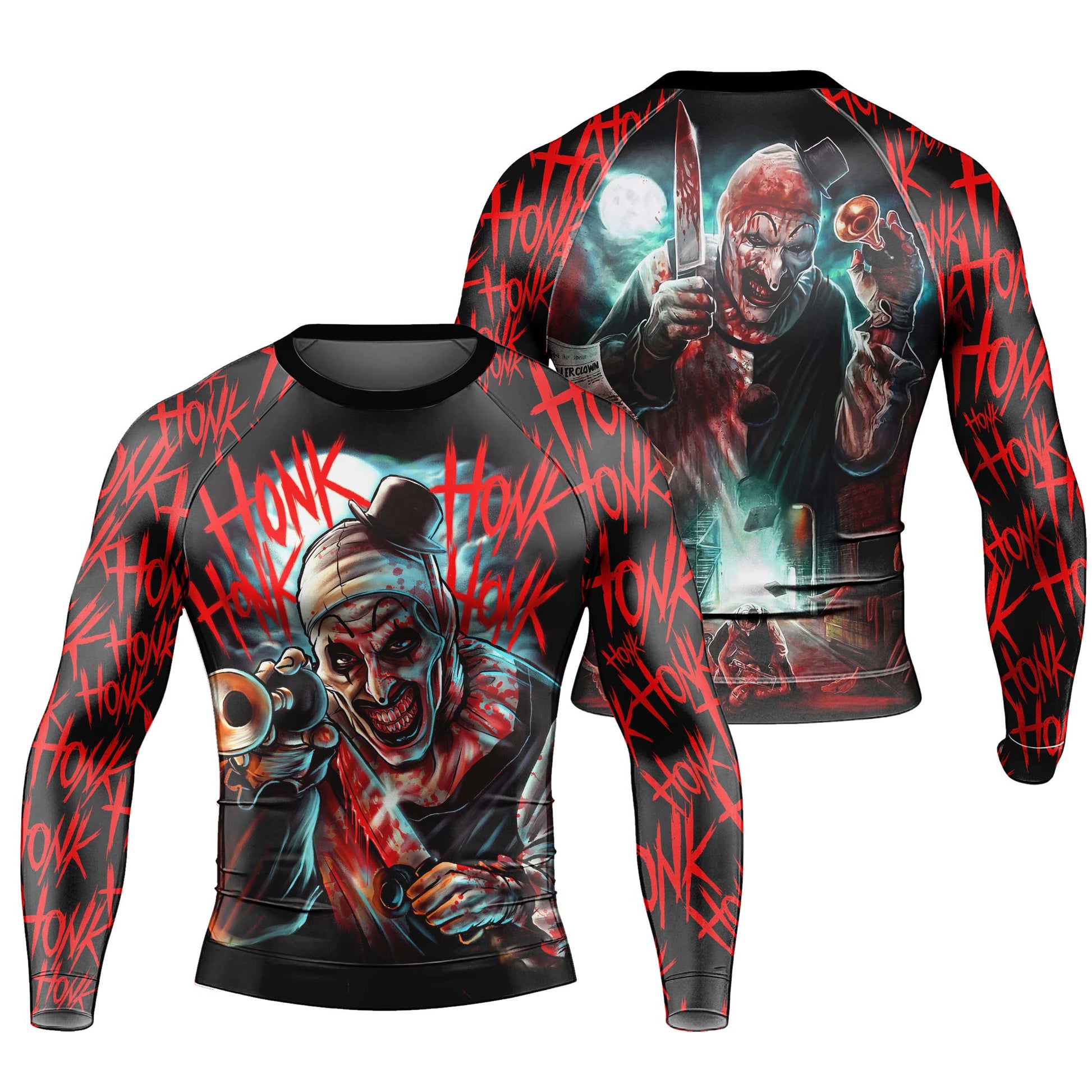 Terrifier Killer Clown Rash Guard