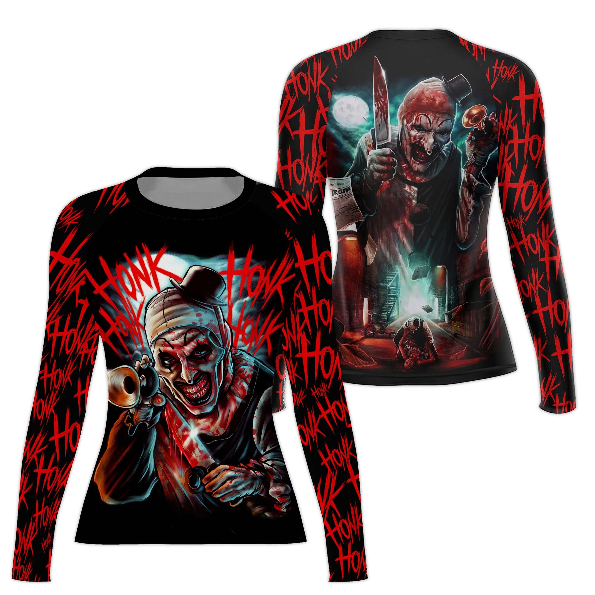 Terrifier Killer Clown Rash Guard
