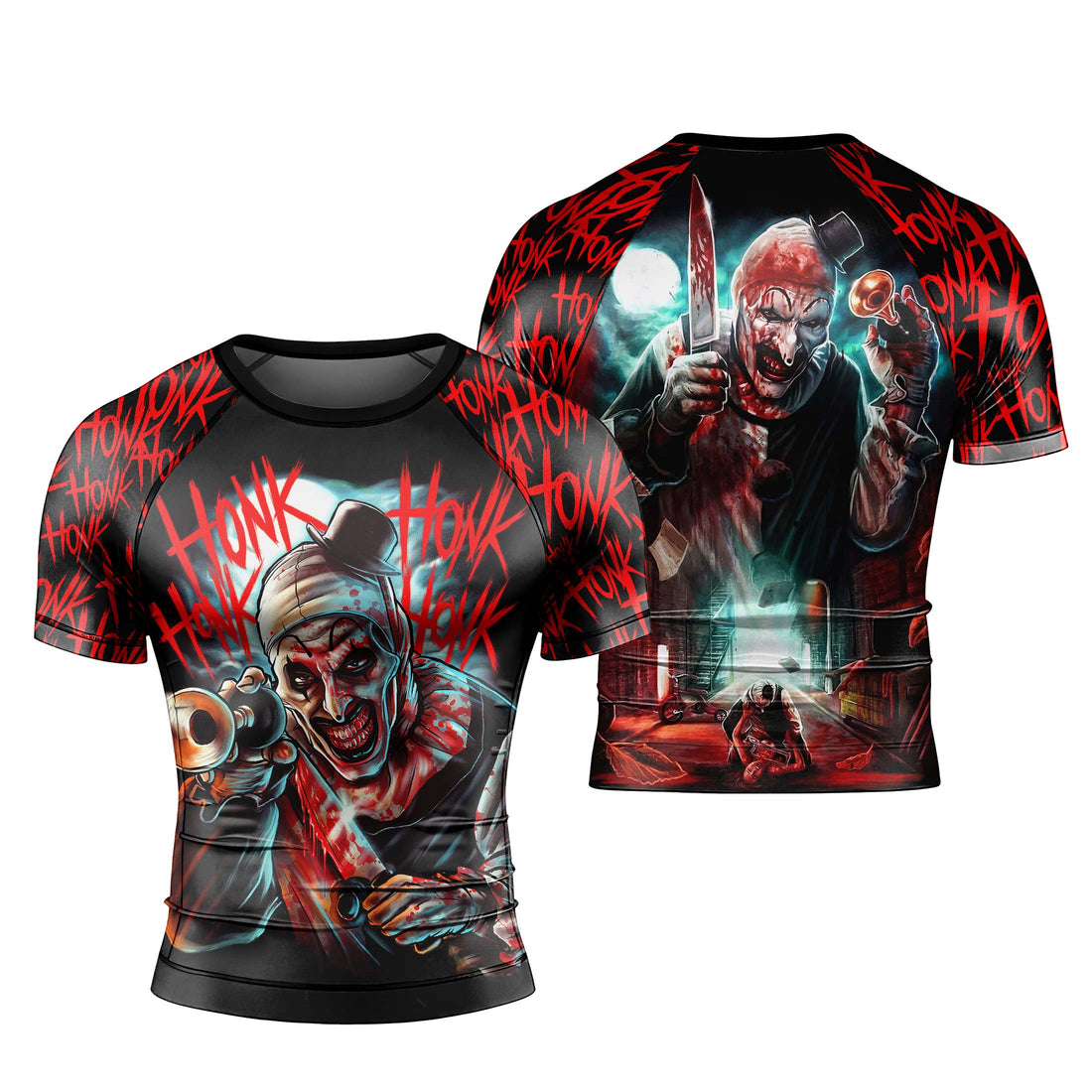 Terrifier Killer Clown Rash Guard
