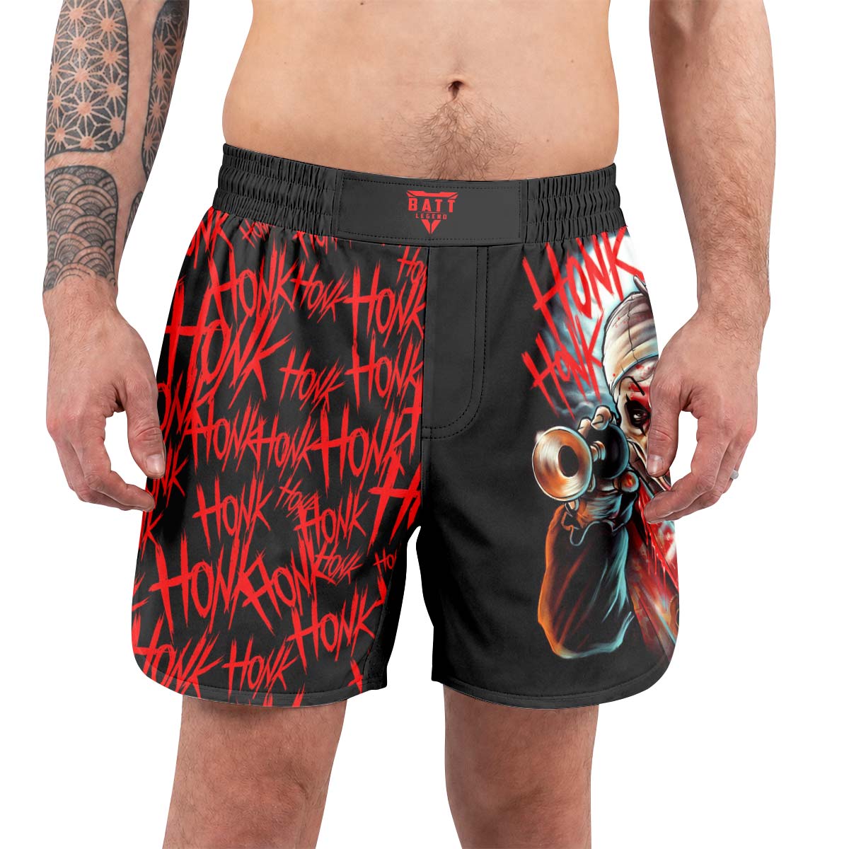 Terrifier Killer Clown Grappling Shorts