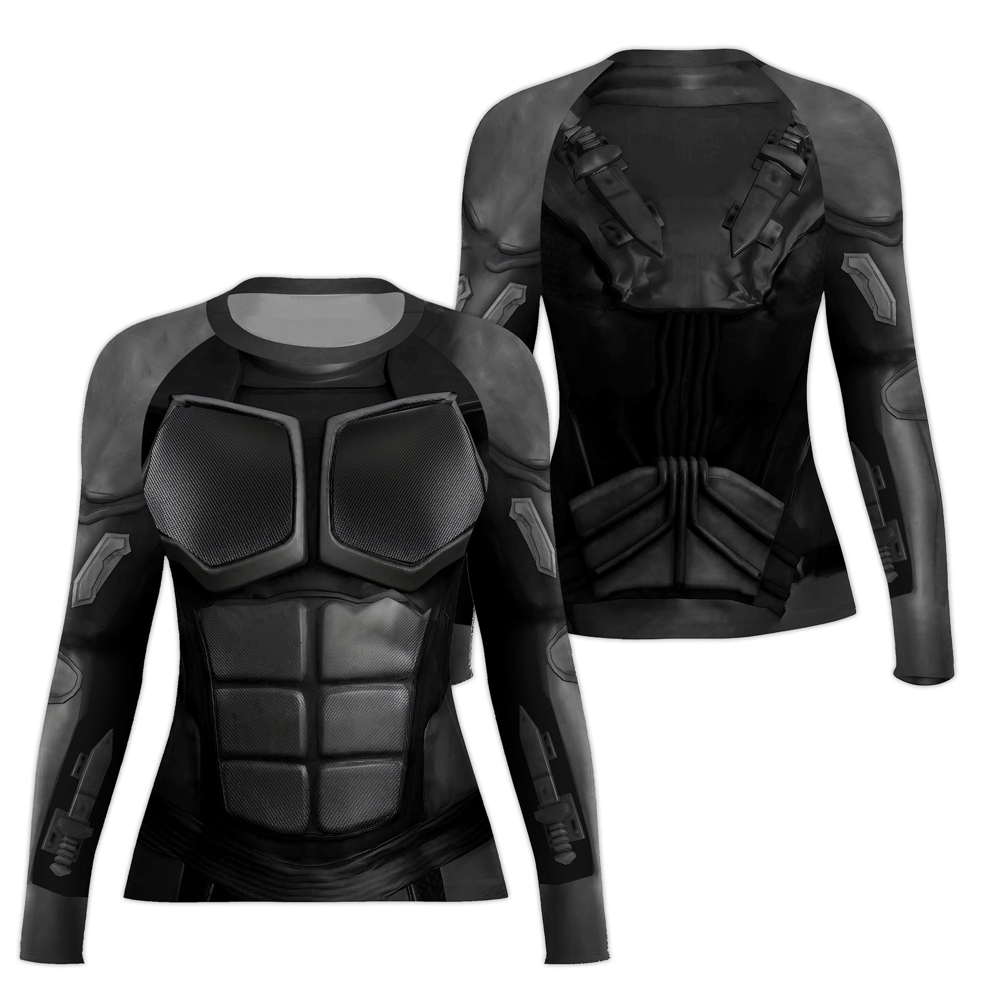 The Boys Black Noir Cosplay Rash Guard