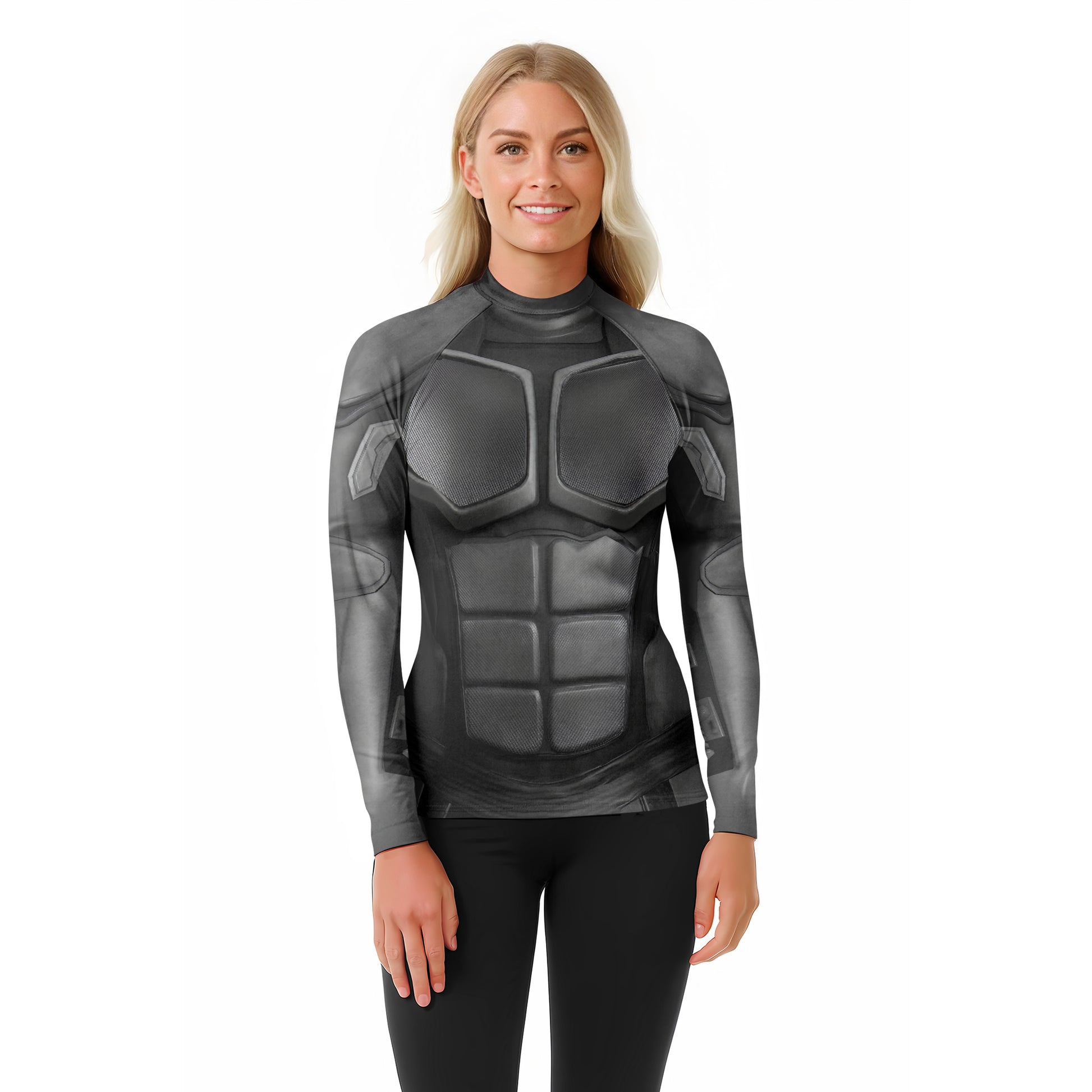 The Boys Black Noir Cosplay Rash Guard
