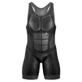 The Boys Black Noir Wrestling Singlet