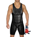 The Boys Black Noir Wrestling Singlet