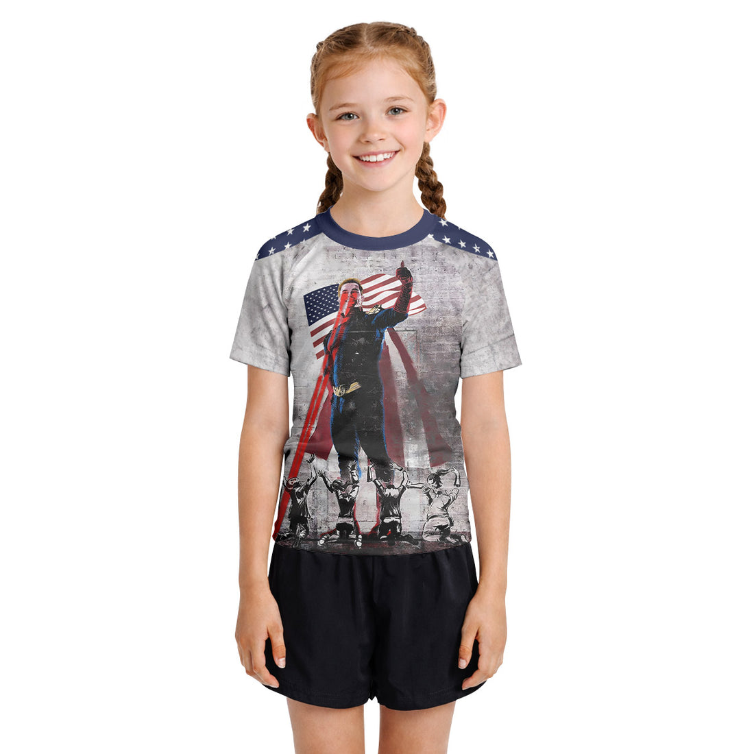 The Boys Freedom Camp Kids Rash Guard
